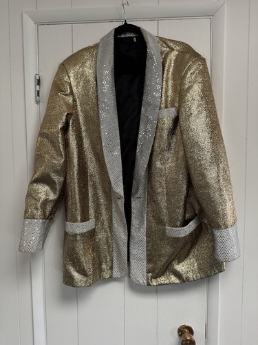 Gold lamae elvis - gold, jacket