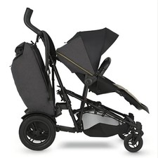 Micralite 40L Attachable Baby Stroller Shopping Day pak Rucksack Pram Bag Grey