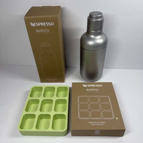 New nespresso shaker silver - new,