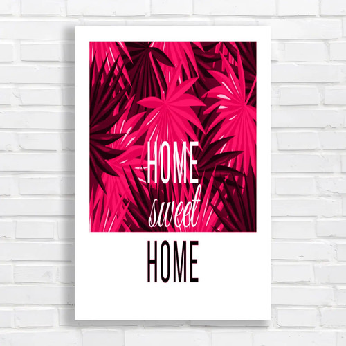 Tropical botanical home sweet - tropical,