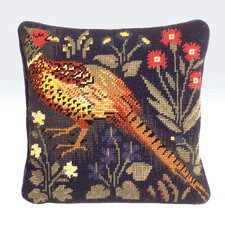 Ehrman PHEASANT by CANDACE BAHOUTH tapestry needlepoint  VINTAGE KIT hunting rug