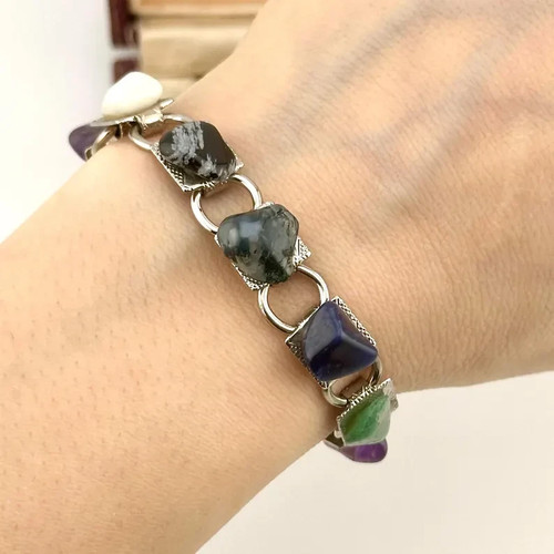 Vintage 1970s multi gemstone - vintage,