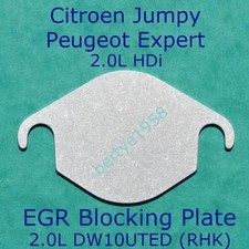EGR Valve Blank Plate Peugeot
