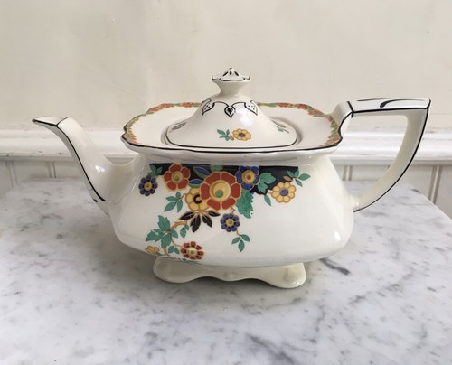 Art deco tea - art, pot