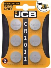 6 X JCB CR2032 3V Lithium Button Coin Cell Battery DL2032 BR2032 | New