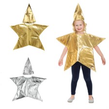 Christmas Kids Star Costume Nativity Boys Girls Fancy Dress Costumes Xmas Outfit