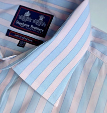 Stephens Brothers blue & peach