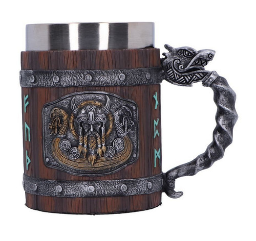 Medieval norseman tankard 16cm - medieval,