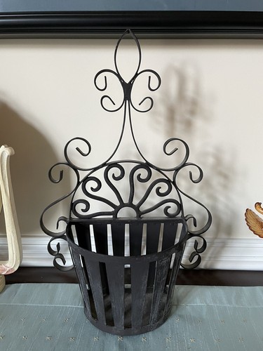 Shabby chic wall pocket - wall, pocket,