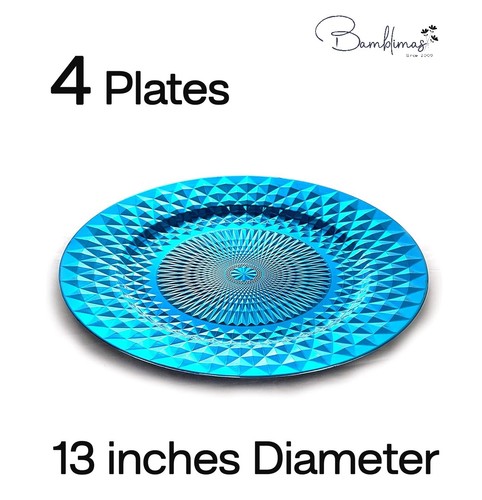 Turquoise diamond sparkle - 13",