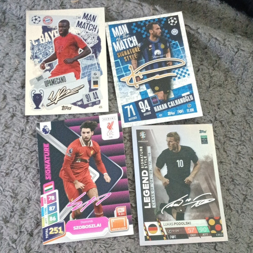 Topps match attax uefa - match,