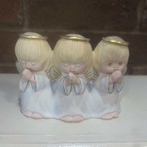 Triple angel statue candle - angel,