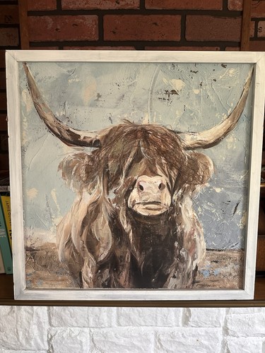 Original highland cow painting - original,