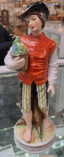 Vintage German Volkstedt Thuringia Porcelain Figurine a/f: 19.5cm Height