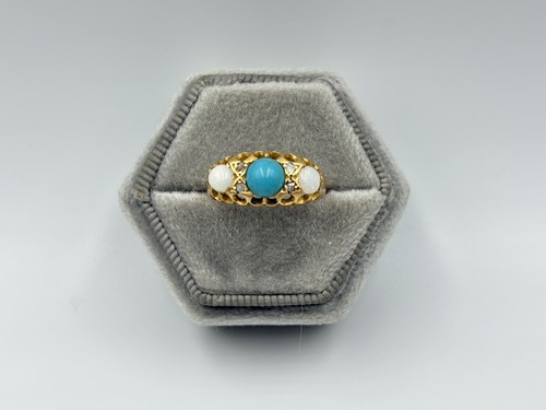 Antique 18k yellow gold rose - antique,