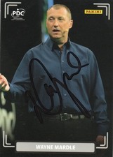 DARTS: WAYNE MARDLE 'HAWAII 501' SIGNED PDC PANINI TRADING CARD#APDC-07+COA