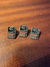 Ducati Desmo Owners Club Pin Badge. 3 Metal Badges. Vgc.