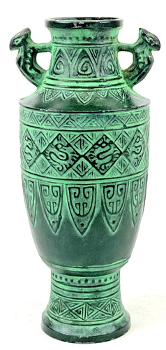 Japanese vintage bronze vase - japanese,