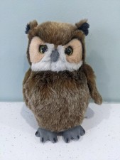 Gund Great Horned Owl Plush Stuffed Animal     