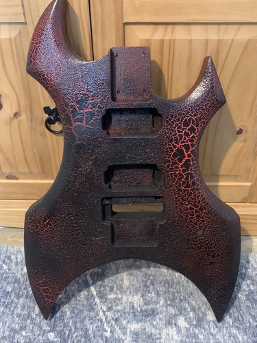 Warlock style guitar body red - style,