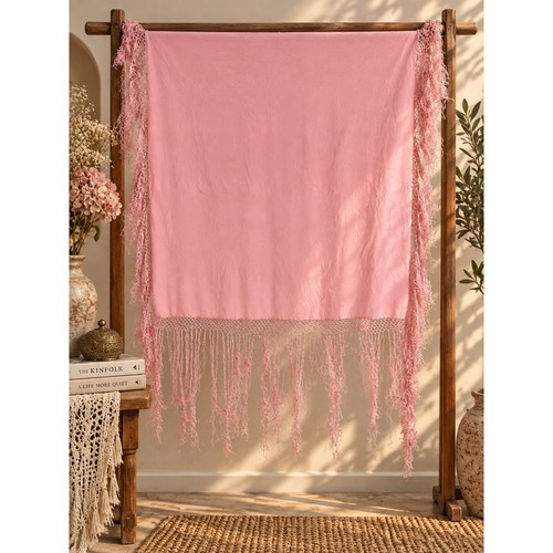 Vintage silk fringed piano - vintage,