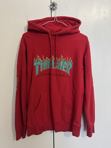 Thrasher supreme hoodie red - hoodie,