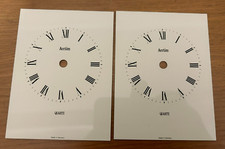 2 x white face Metal