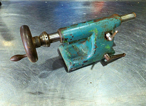 Vintage metal lathe tailstock - vintage,
