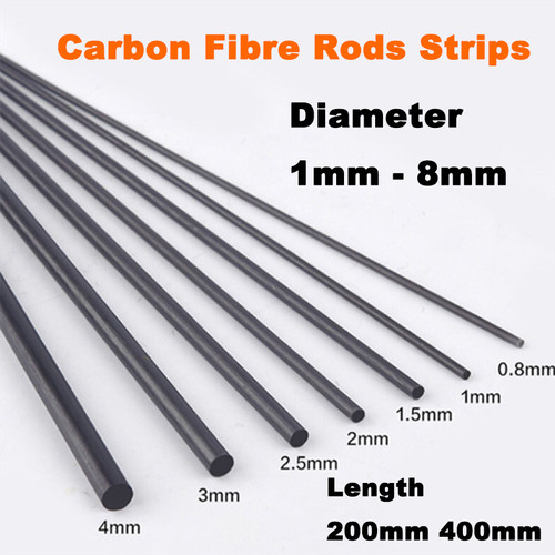 Carbon fibre rods diameter - rods,