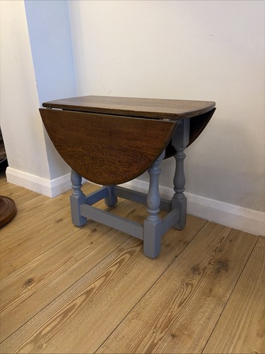 Vintage oak swivel - top, drop