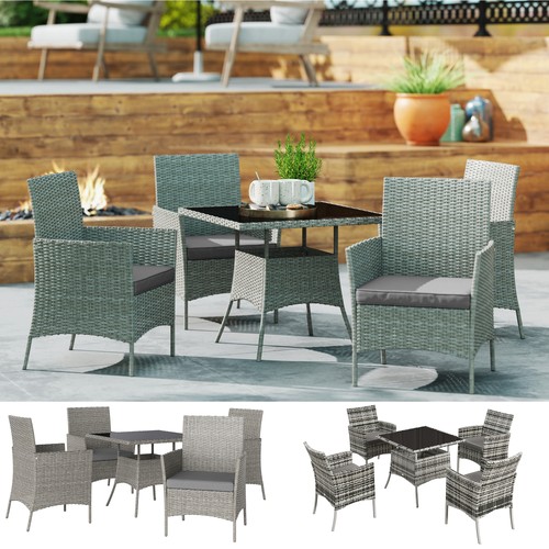 Seater rattan dining set - seater,