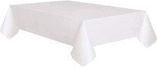 3pk White Paper Table Cloths