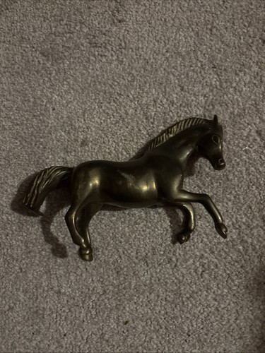 Stunning brass standing horse - standing,