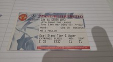 Manchester United Ticket V SK Sturm Graz 2001