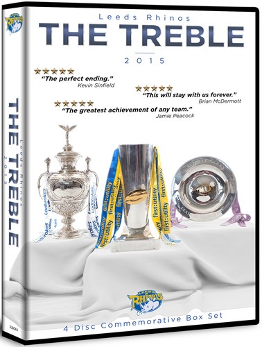 Leeds rhinos the treble dvd - leeds, rhinos:
