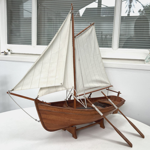 Large vintage wooden model - vintage,