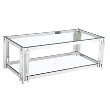 Coffee Table Clear Glass Top