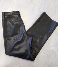 Zara Black Faux Leather