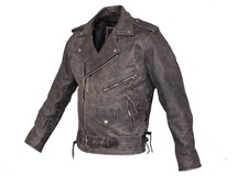 Mens Distressed Leather Marlon