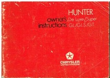 HILLMAN HUNTER GL , GLS & GT