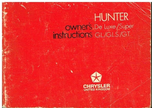 Hillman hunter gls gt - ,,