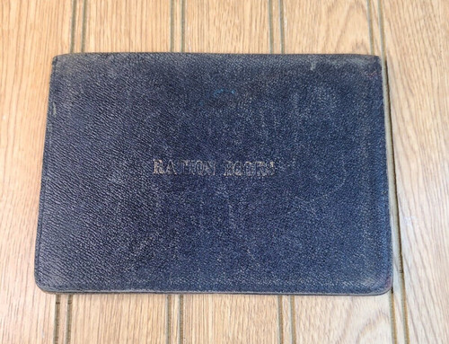 War ration book - book,