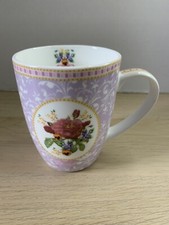 Maxwell Williams Floral Cameo Purple Fine Bone China Mug