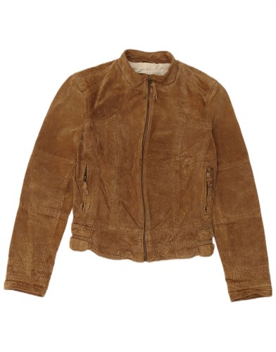 Zara womens crop suede jacket - crop,