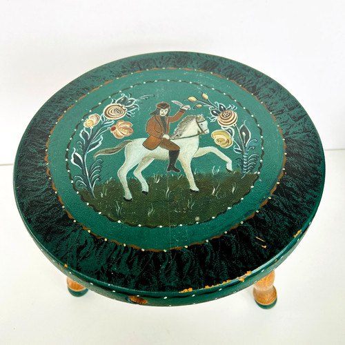 Hand painted wood three - hand,