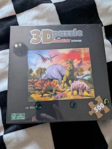 Dinosaur puzzle sealed 500 - puzzle,