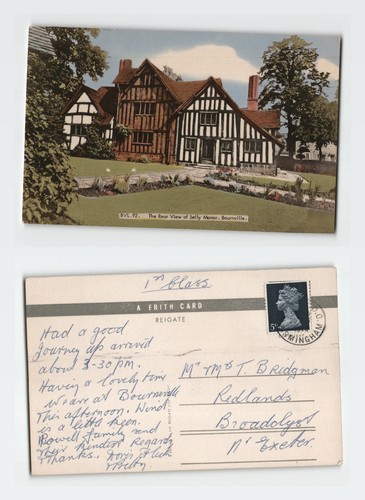 Vintage postcard bournville - postcard,