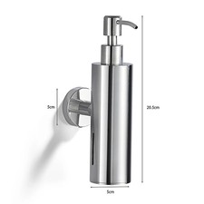 Wall Mounted Soap Dispenser Shower Gel Kitchen Cleaner Detergent Bottle Pump NEW