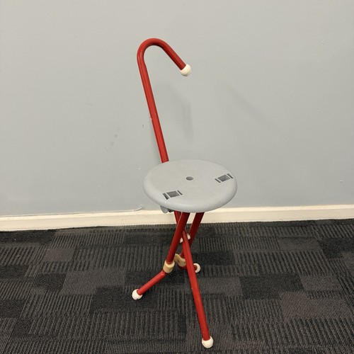 Vintage red metal and - and, plastic