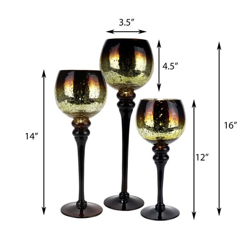 Mercury brown crackle glass - mercury,